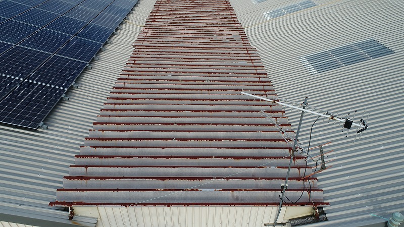 兵庫県加古川市八幡町　屋根・庇塗装工事