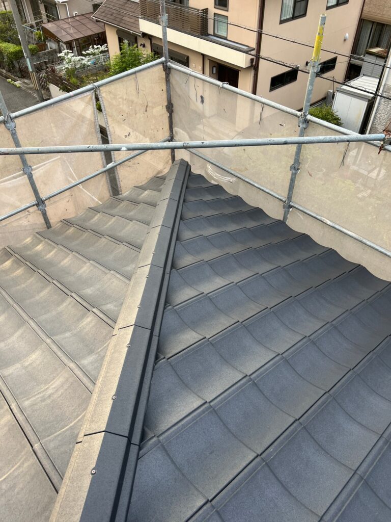 兵庫県神戸市須磨区　屋根葺き替え工事